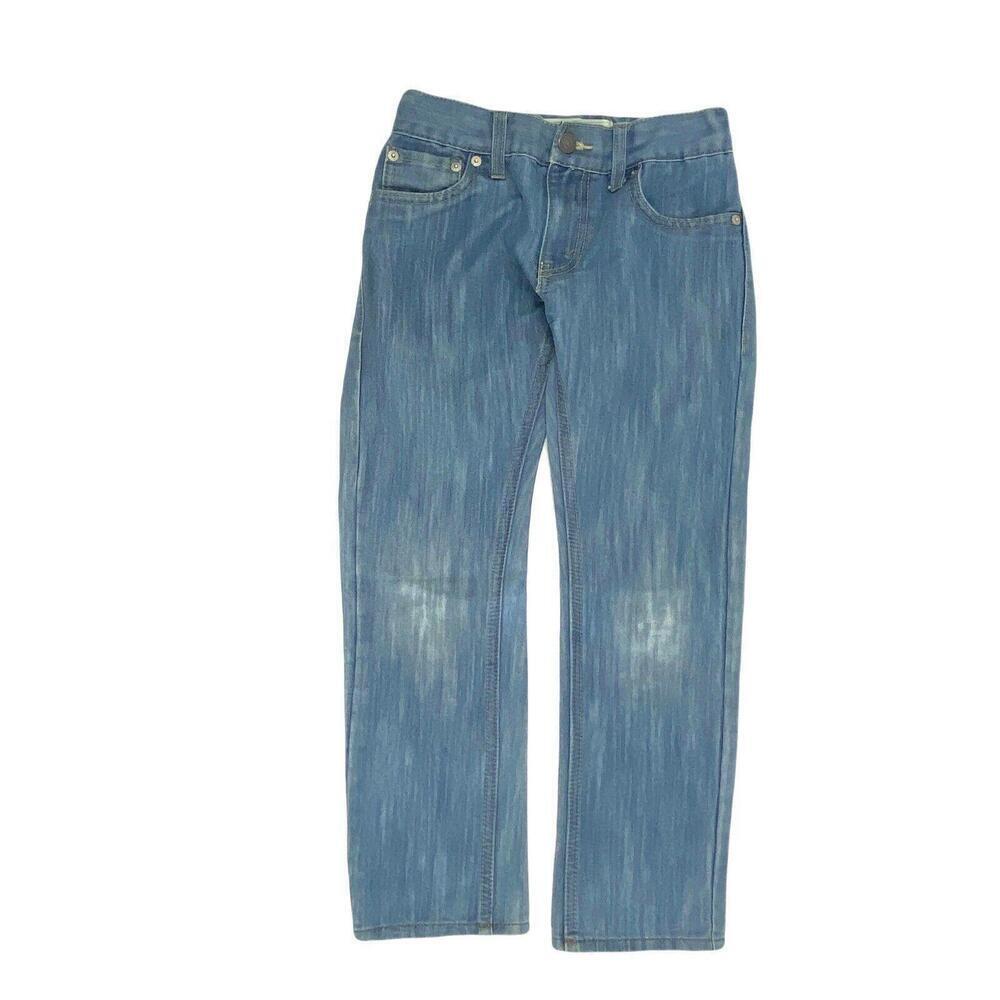 Levi's 511 Slim Boys Size 8 Adjustable Waist Medium Wash Blue Denim‎ Jeans